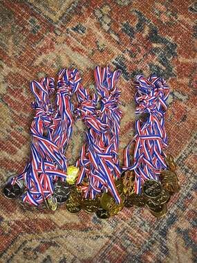 International Games Award Medal Assortment, Stationery, Party Supplies, 72 Piece